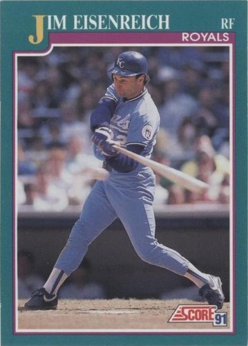 1991 Score - Jim Eisenreich #154