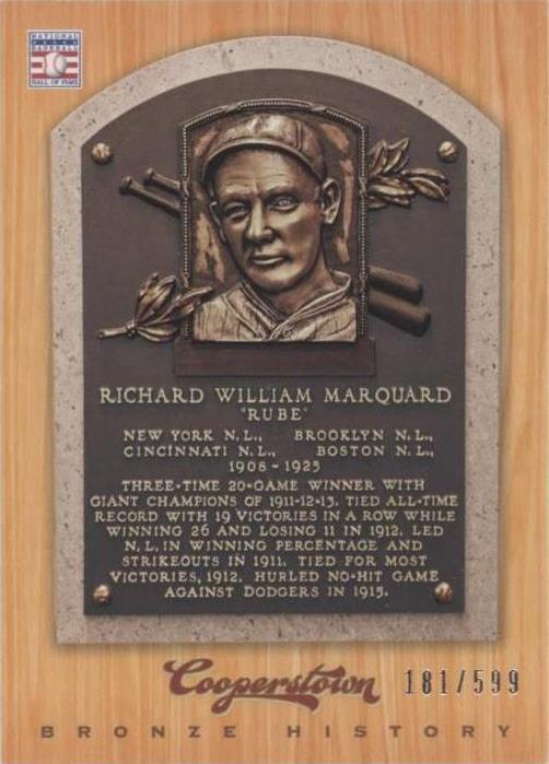 2012 Panini Cooperstown - Rube Marquard #58