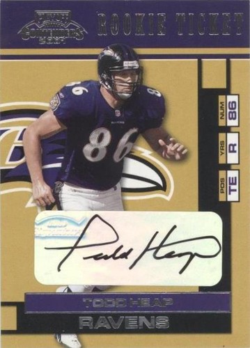 2001 Playoff Contenders Todd Heap #179