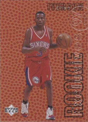 Allen Iverson 1996-97 Scoreboard Rookie NBA Basketball Card Allen Iverson 1996-97 Scoreboard Rookie NBA Basketball Card