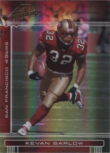 2006 Playoff Absolute Memorabilia Kevan Barlow #130
