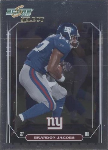 2006 Score Select Brandon Jacobs #184