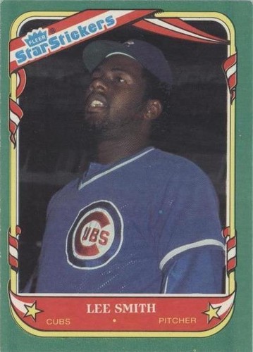 1987 Fleer Star Stickers - Lee Smith #110