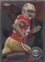 2011 Topps Chrome Vernon Davis #199