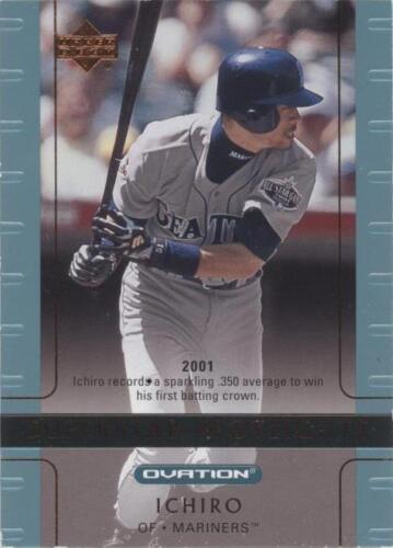 2000 Upper Deck Ovation ICHIRO SUZUKI ROOKIE #41 SGC 9.5 MT+ 2000 Upper Deck Ovation ICHIRO SUZUKI ROOKIE #41 SGC 9.5 MT+