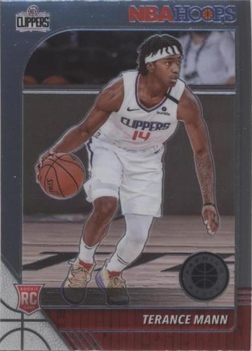 2019-20 Panini NBA Hoops Premium Stock - Terance Mann #245