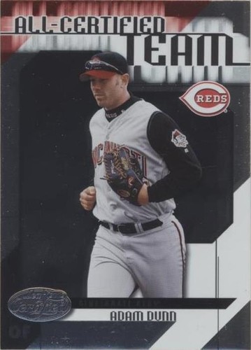 2002 Leaf Certified - Adam Dunn #AC-10