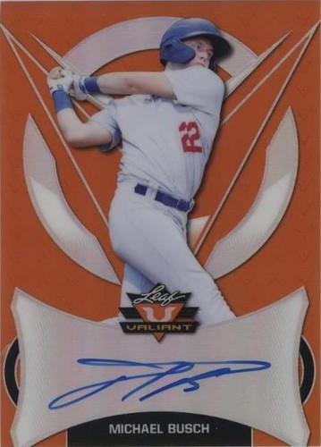 2019 Leaf Valiant - Michael Busch #BA-MB1