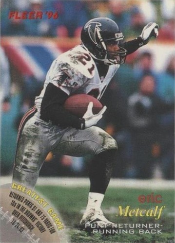 1996 Fleer Shell FACT Eric Metcalf #97