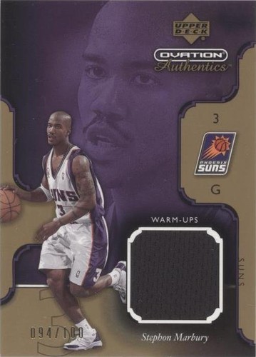 2002-03 Upper Deck Ovation - Stephon Marbury #SM-W