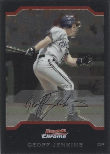 2004 Bowman Chrome - Geoff Jenkins #80