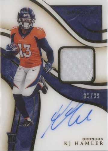 2020 Panini Immaculate Collection KJ Hamler #ISP24