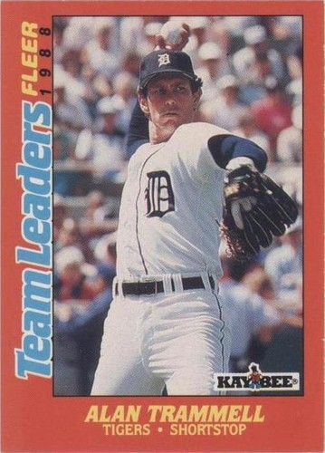 1988 Fleer Kay Bee Toys Team Leaders - Alan Trammell #43