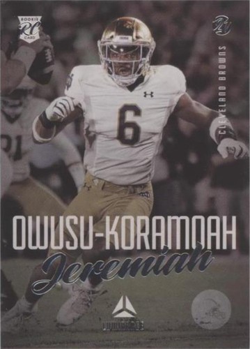 2021 Panini Luminance Jeremiah Owusu-Koramoah #139