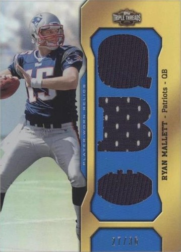 2011 Topps Triple Threads Ryan Mallett #TTR-29