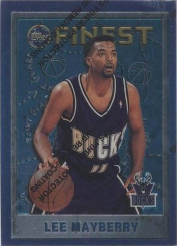 1995-96 Topps Finest - Lee Mayberry #66
