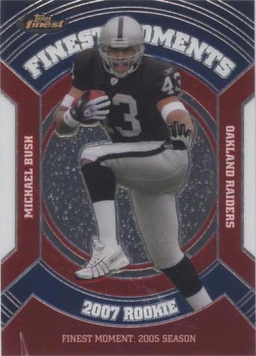 2007 Topps Finest Michael Bush #RFM-MB