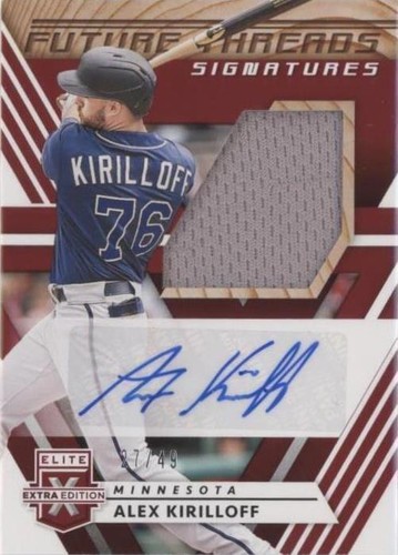 2020 Panini Elite Extra Edition - Alex Kirilloff #FTS-AK