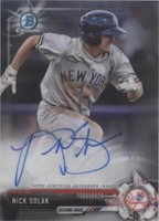 2017 Bowman - Nick Solak #CPA-NSO