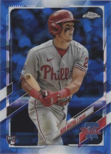 2021 Topps Chrome Update Series Sapphire Edition - Nick Maton #US251
