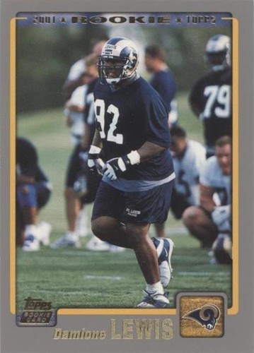 2001 Topps Damione Lewis #365
