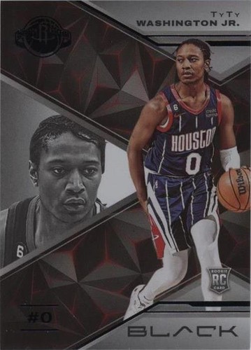 2022-23 Panini Black - TyTy Washington Jr. #90