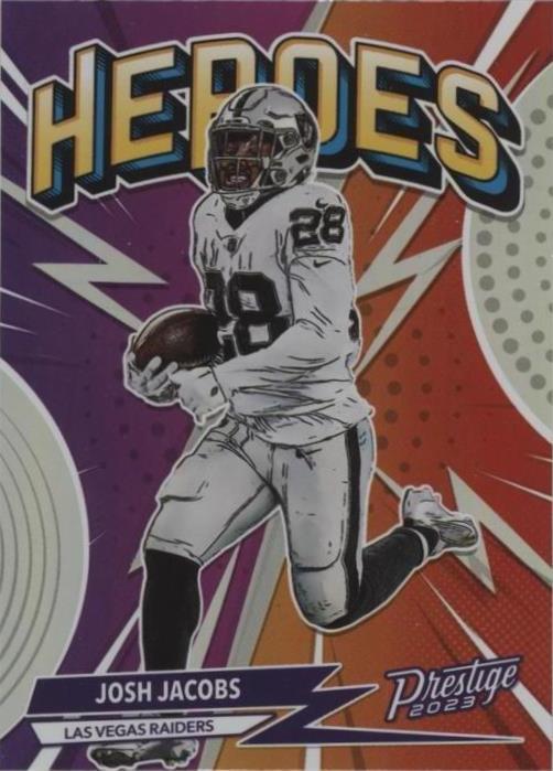 2023 Panini Prestige Josh Jacobs #H-14