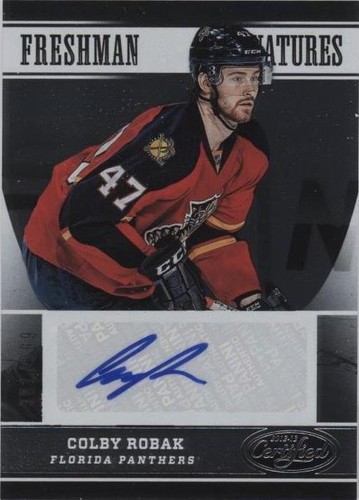 2012-13 Panini Certified - Colby Robak #165