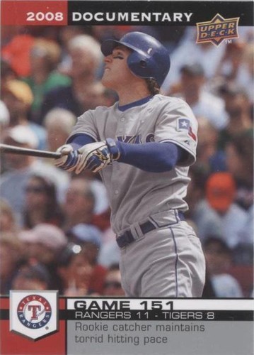 2008 Upper Deck Documentary - Ian Kinsler #4524