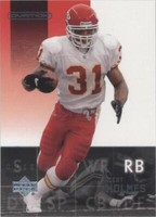 2002 Upper Deck Ovation Priest Holmes #43