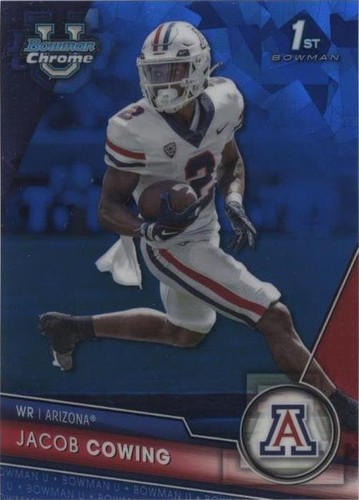 2023 Bowman University Chrome Sapphire Edition Jacob Cowing #46