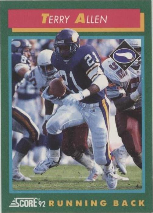 1992 Score Terry Allen #231