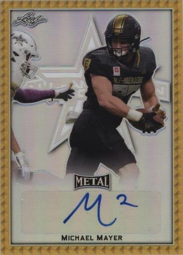 2020 Leaf Metal U.S. Army All-American Bowl Michael Mayer #BA-MM1