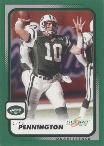 2001 Score Chad Pennington #143