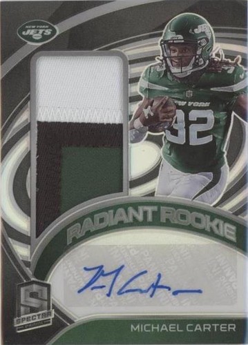 2021 Panini Spectra Michael Carter #RRS-MC