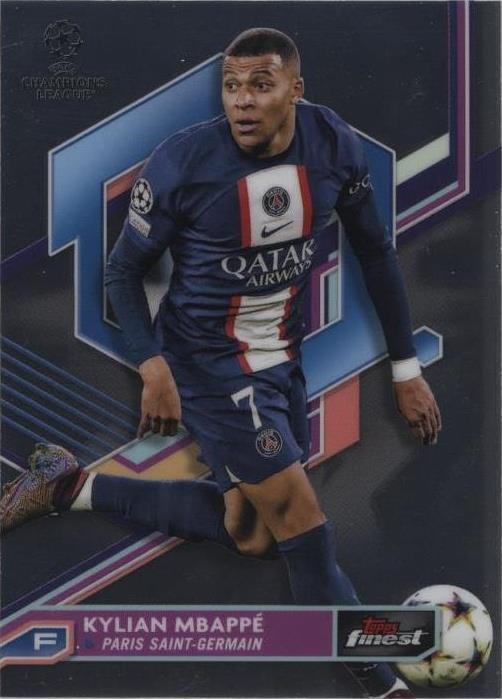 2022-23 Topps Finest UEFA Club Competitions Kylian Mbappé #1
