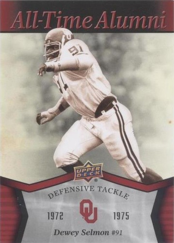 2011 Upper Deck University of Oklahoma Dewey Selmon #ATA-DS