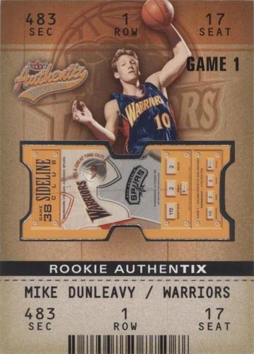 2002-03 Fleer Authentix - Mike Dunleavy Jr. #103
