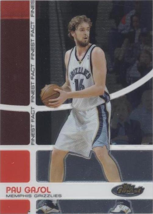 2005-06 Topps Finest - Pau Gasol #FF5