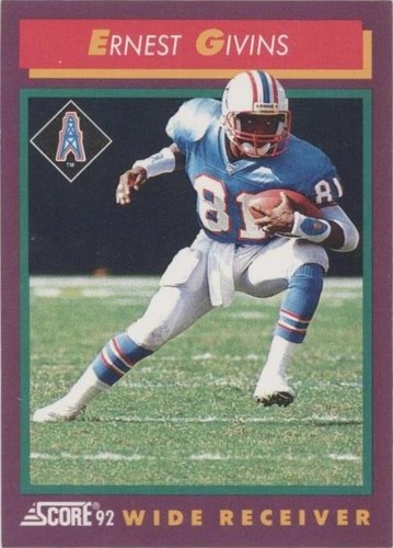 1992 Score Ernest Givins #155