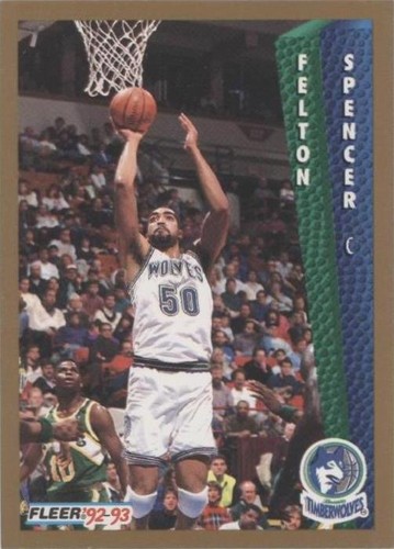 1992-93 Fleer - Felton Spencer #138