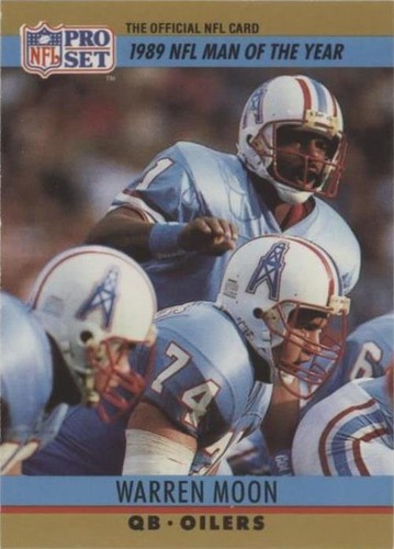 1990 Pro Set FACT Cincinnati Warren Moon #4