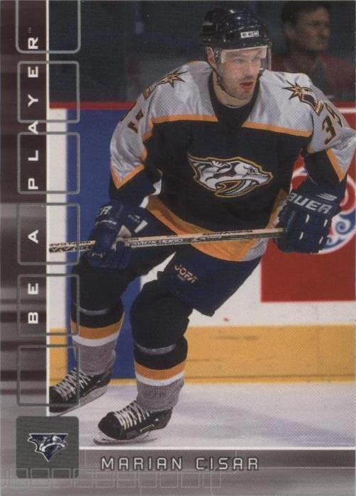 2001-02 In the Game Be A Player Memorabilia - Marian Cisar #274