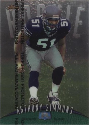 1998 Topps Finest Anthony Simmons #147
