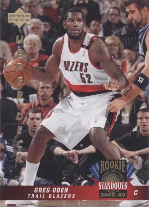 Linaje de cubierta superior 2008-09 - Greg Oden #RS-46
