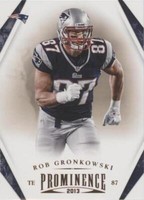 2013 Panini Prominence Rob Gronkowski #60