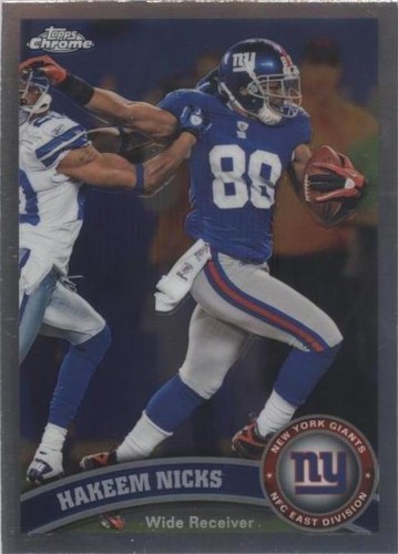 2011 Topps Chrome Hakeem Nicks #81