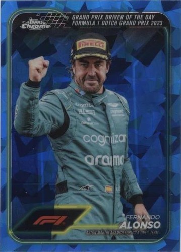 2024 Topps Chrome Sapphire Edition Formula 1 - Fernando Alonso #171