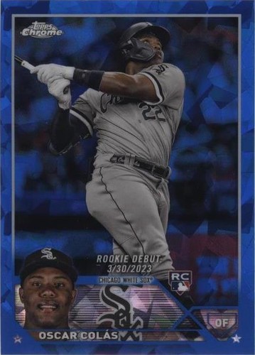 2023 Topps Chrome Update Series Sapphire Edition - Oscar Colas #USCS205