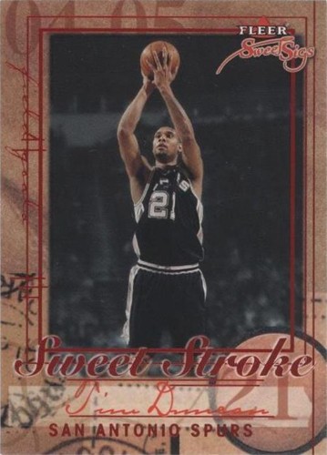 2004-05 Fleer Sweet Sigs - Tim Duncan #9 SS